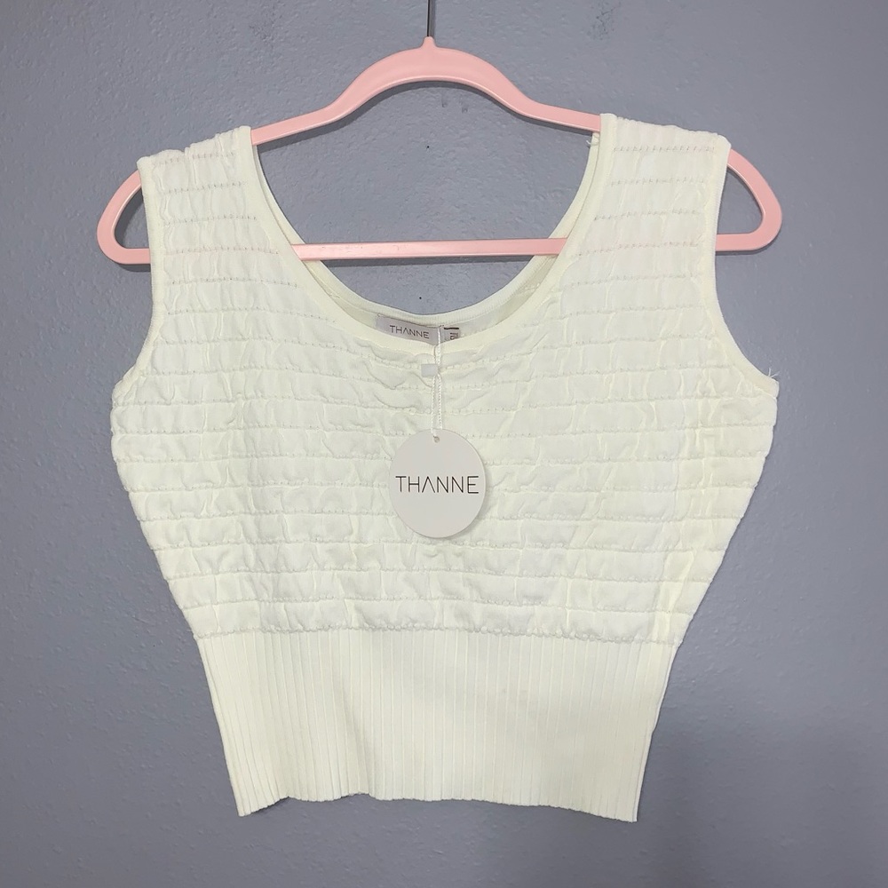 Thanne Lightweight Sweater Vest Type Top Size S/M